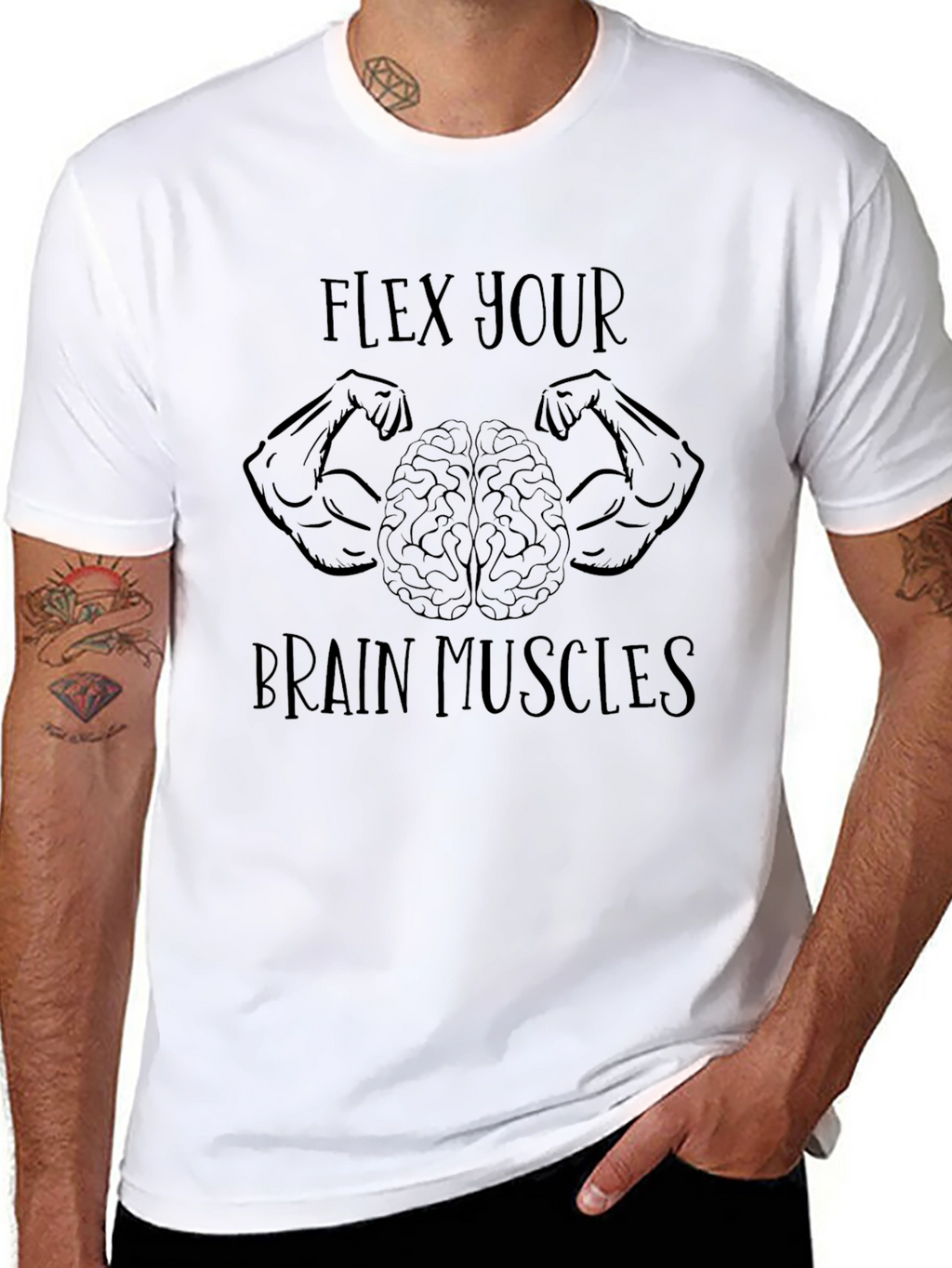 Flex Your Brain Muscles T-Shirt