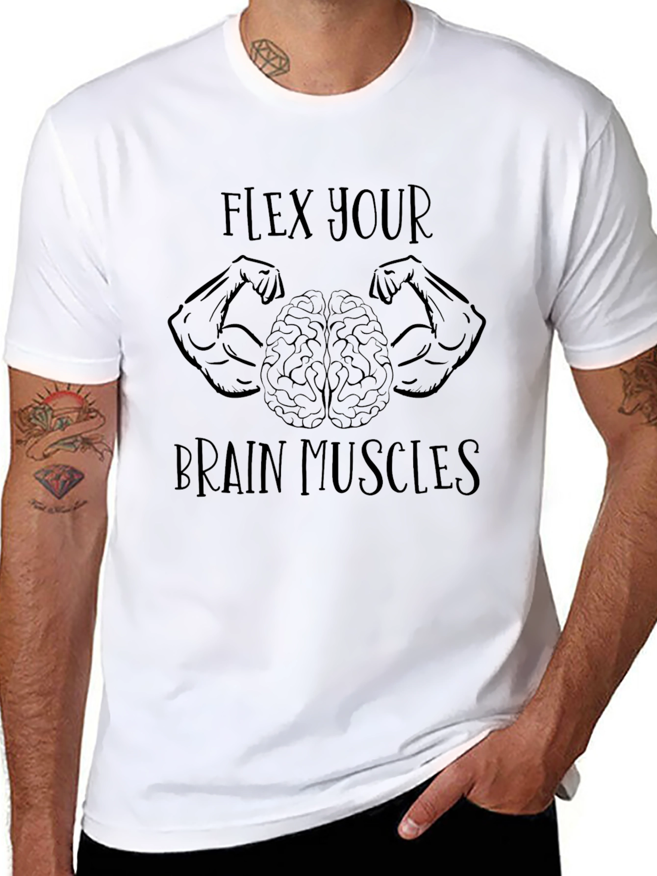 Flex Your Brain Muscles T-Shirt