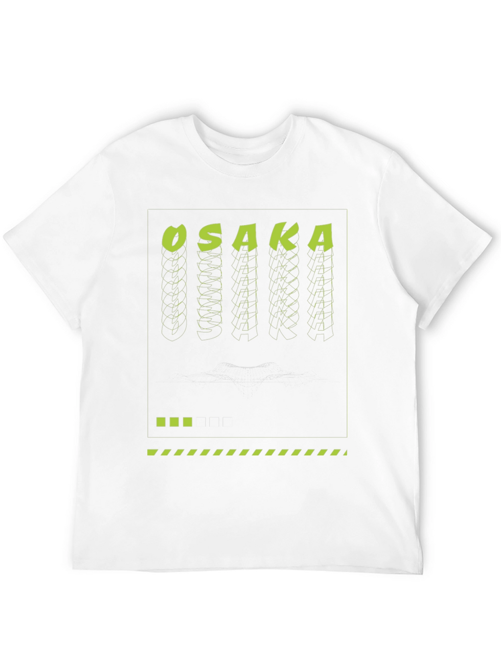 Osaka Graphic Print Black T-Shirt
