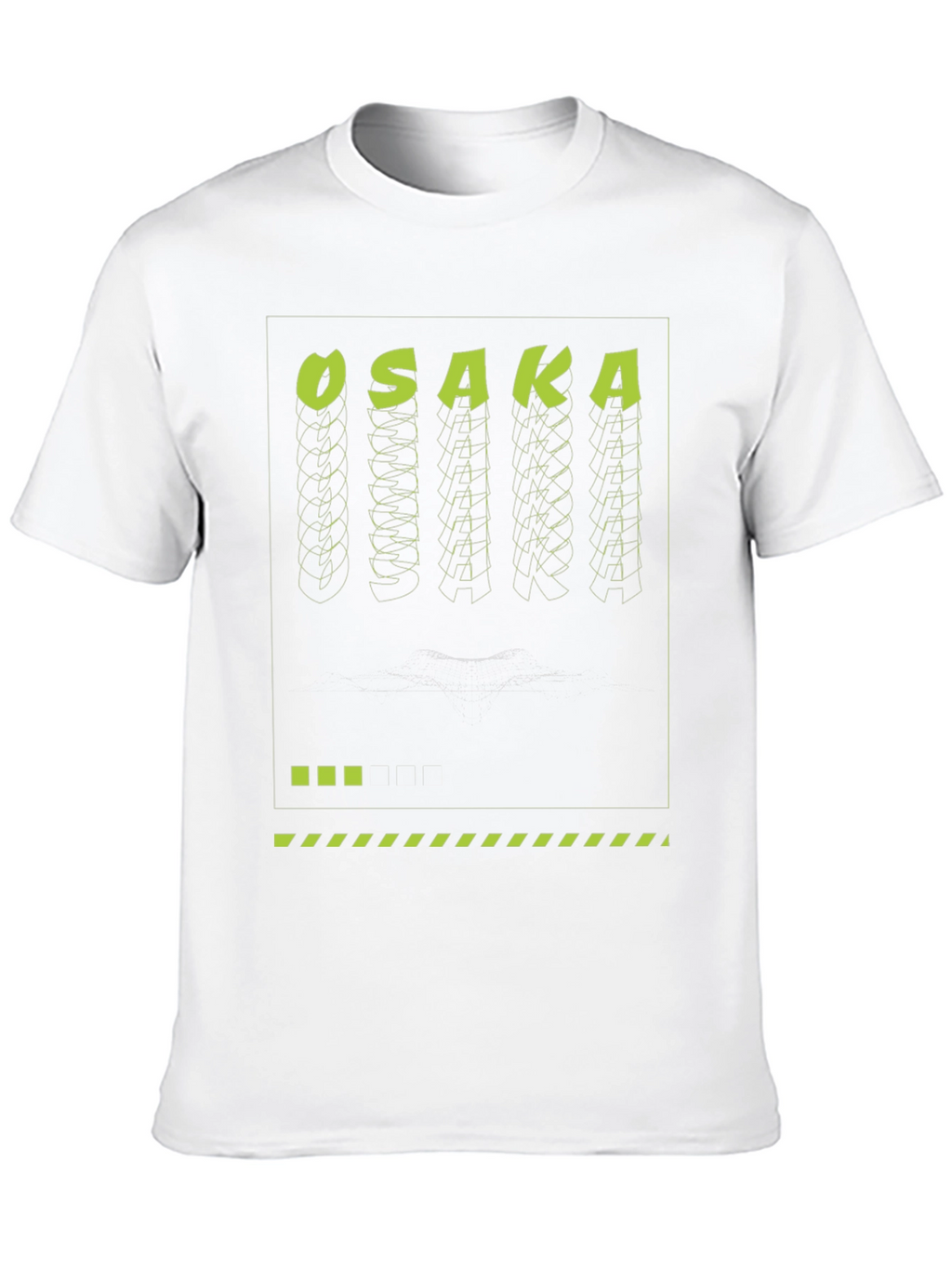 Osaka Graphic Print Black T-Shirt