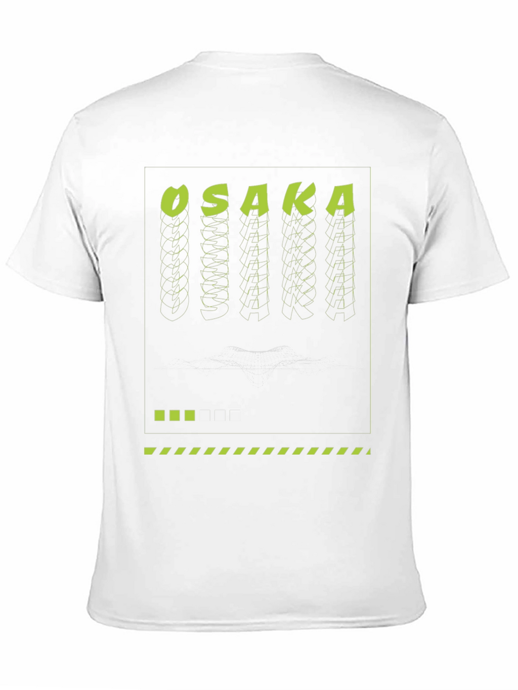 Osaka Graphic Print Black T-Shirt