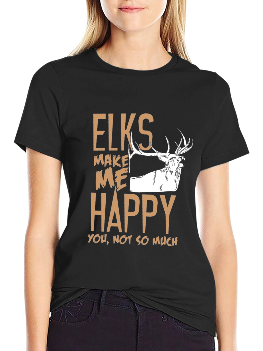 Elks Make Me Happy Graphic Tee