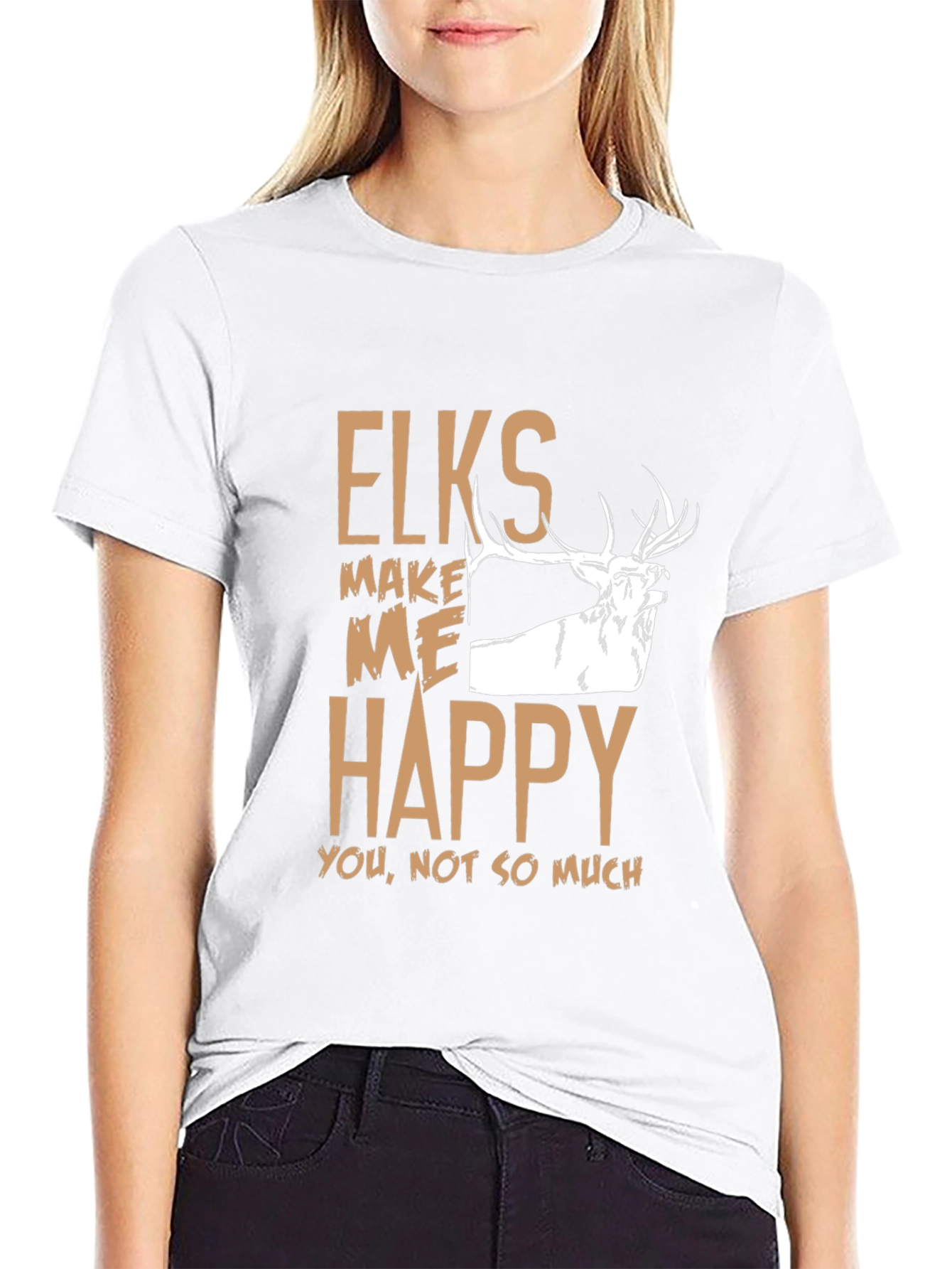 Elks Make Me Happy Graphic Tee