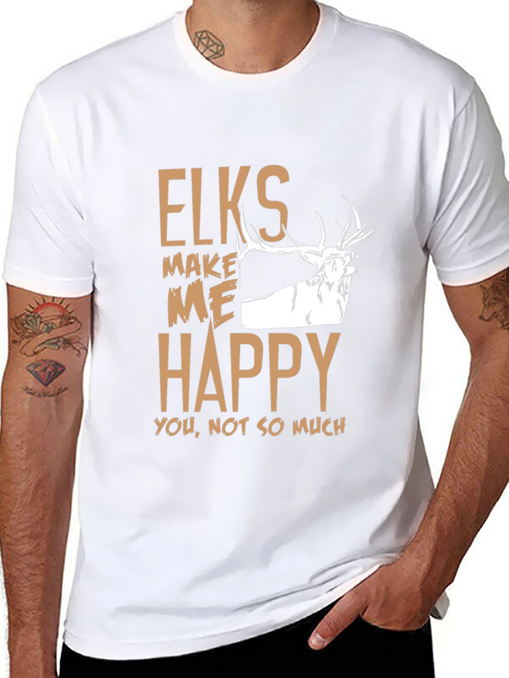Elks Make Me Happy Graphic Tee