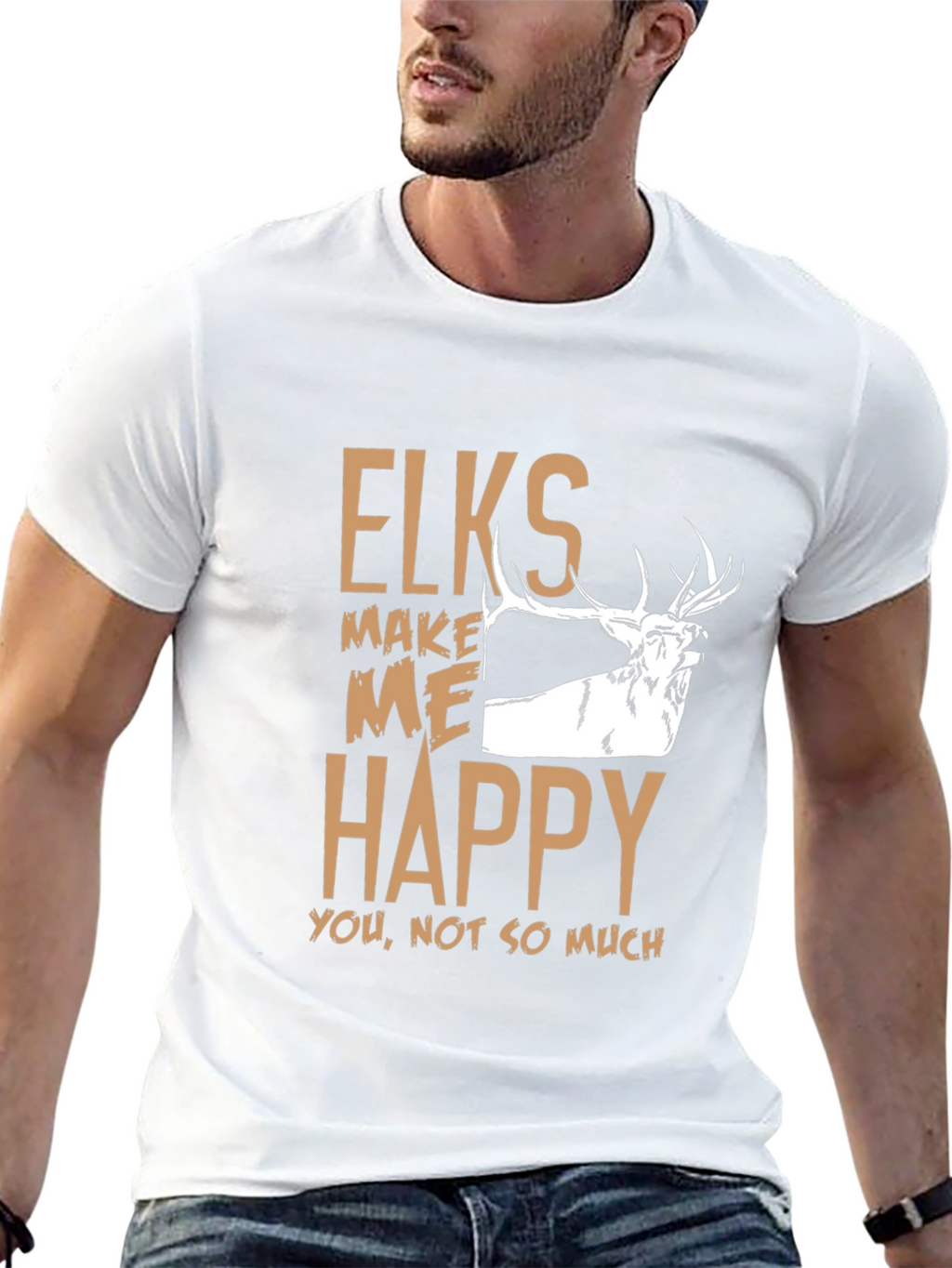 Elks Make Me Happy Graphic Tee