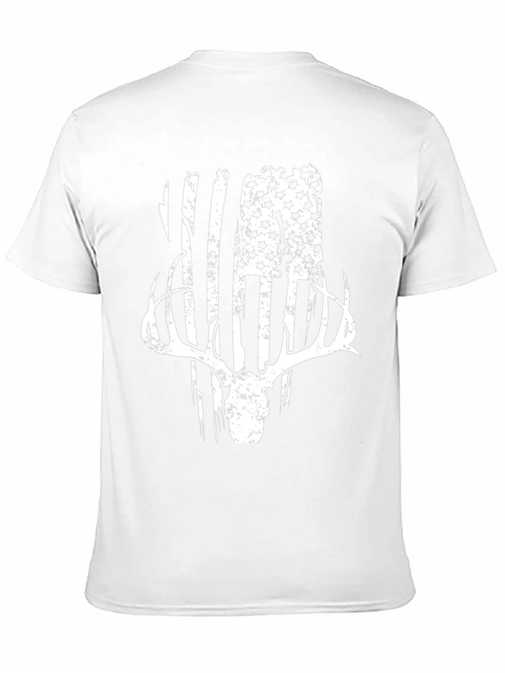 Patriotic Deer Skull Graphic Tee