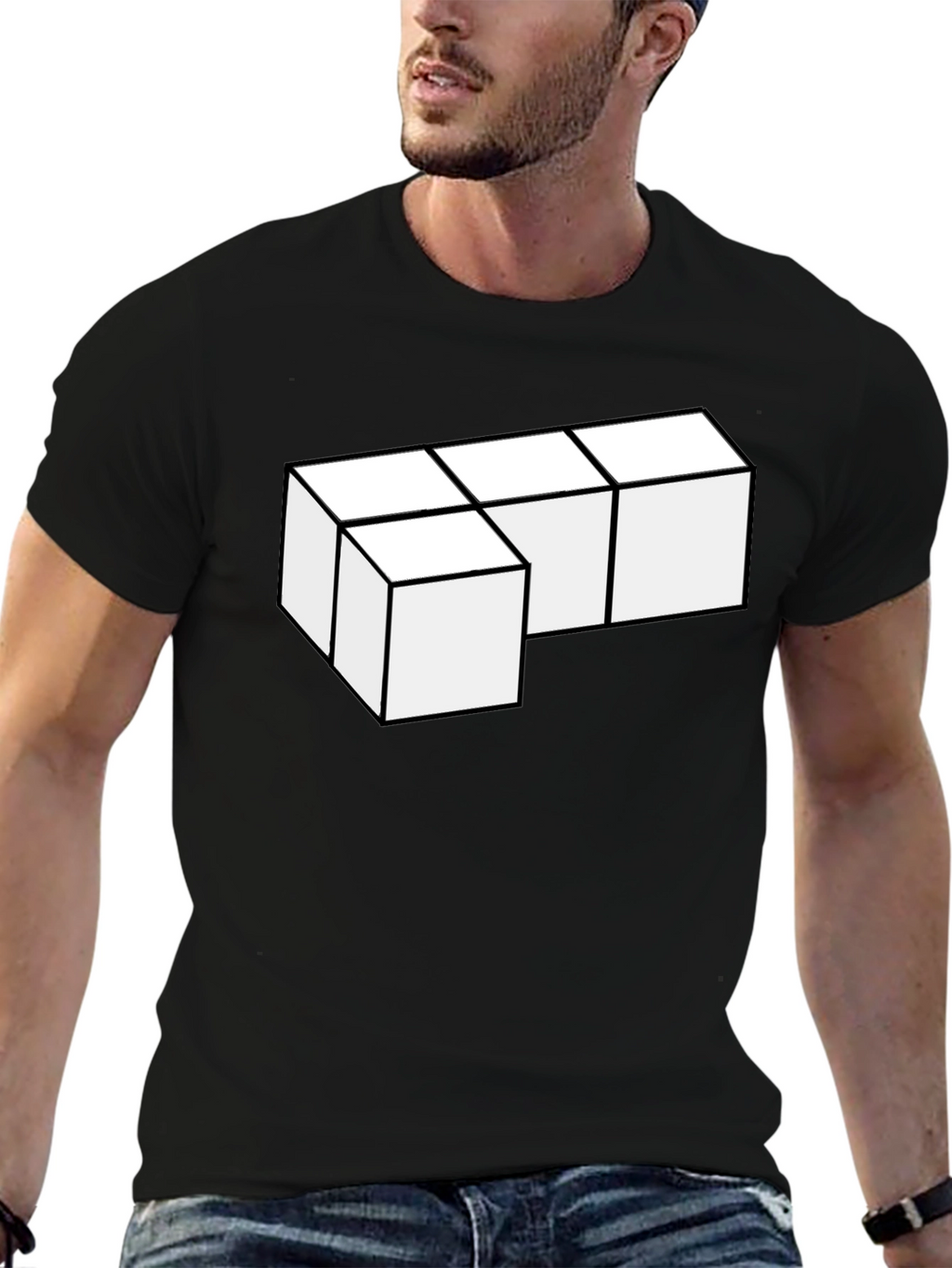 Tetris Block T-Shirt - Modern Gamer Style