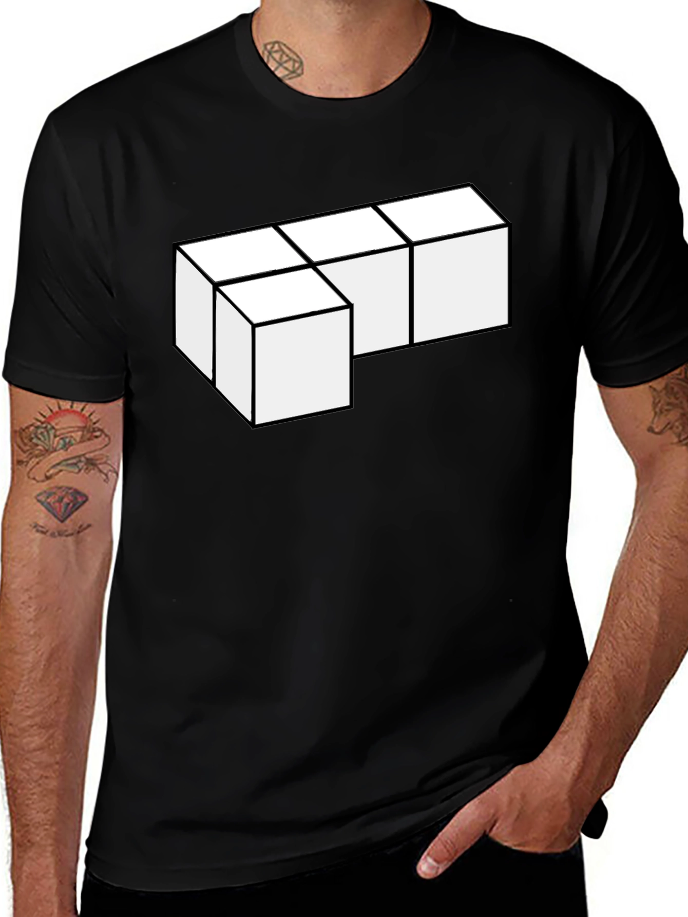 Tetris Block T-Shirt - Modern Gamer Style