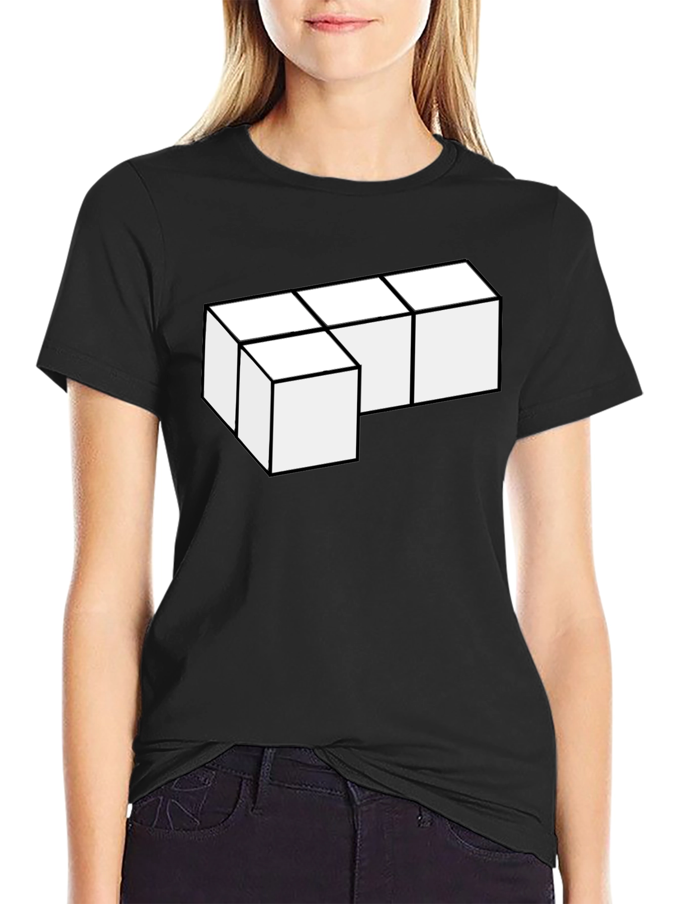 Tetris Block T-Shirt - Modern Gamer Style