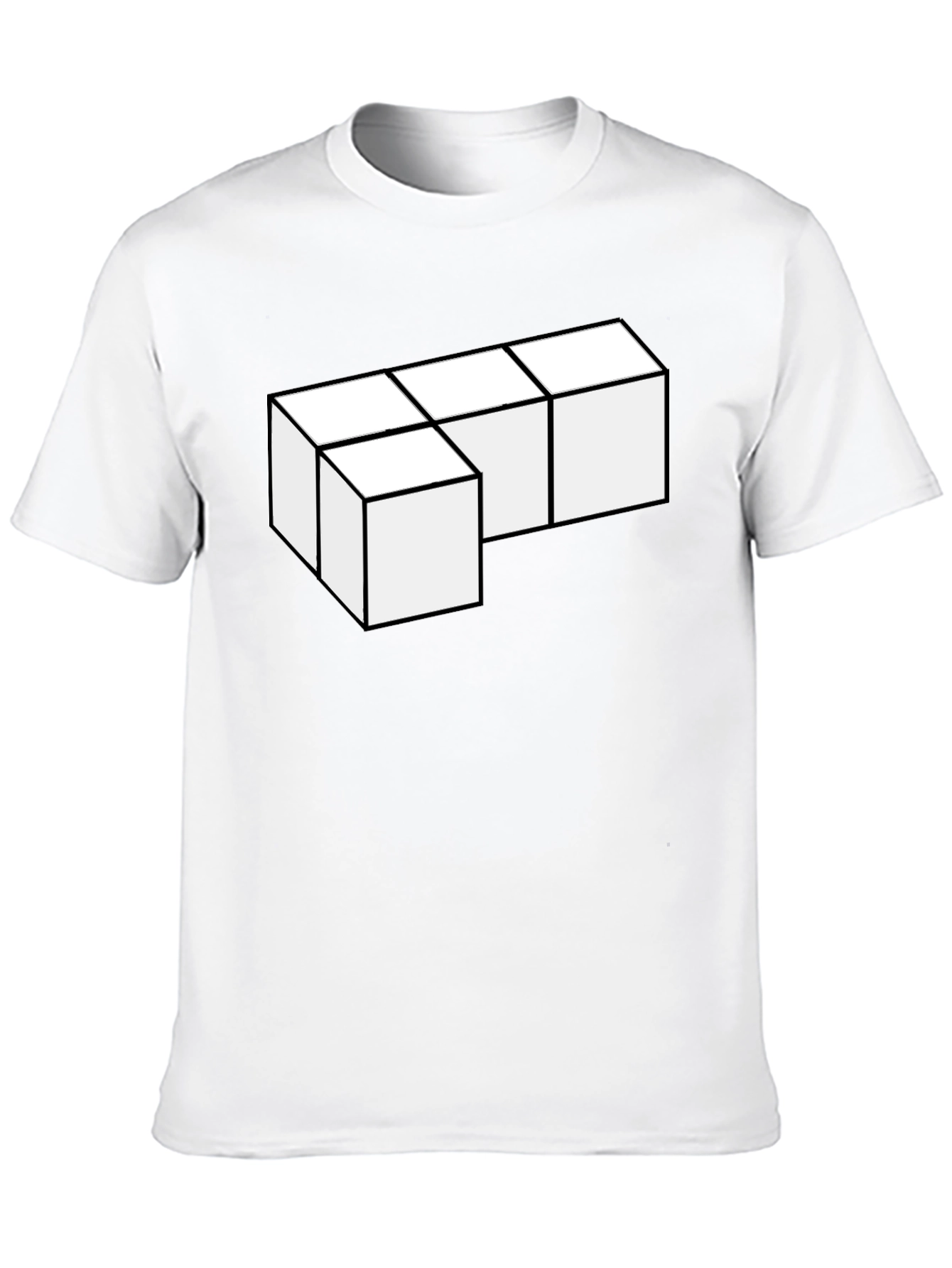 Tetris Block T-Shirt - Modern Gamer Style