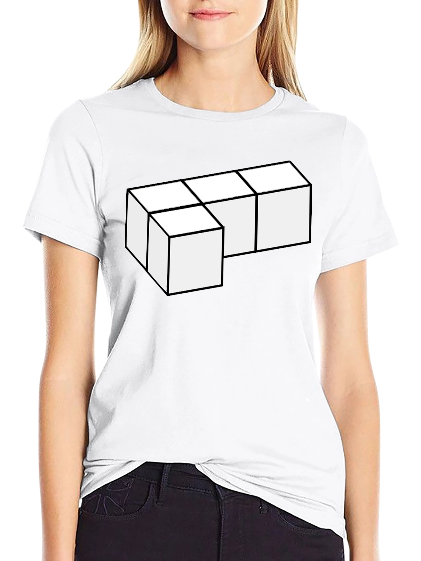 Tetris Block T-Shirt - Modern Gamer Style