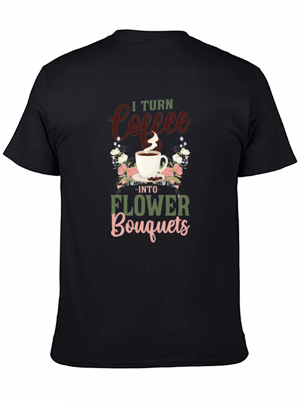 Coffee to Flowers Graphic Tee