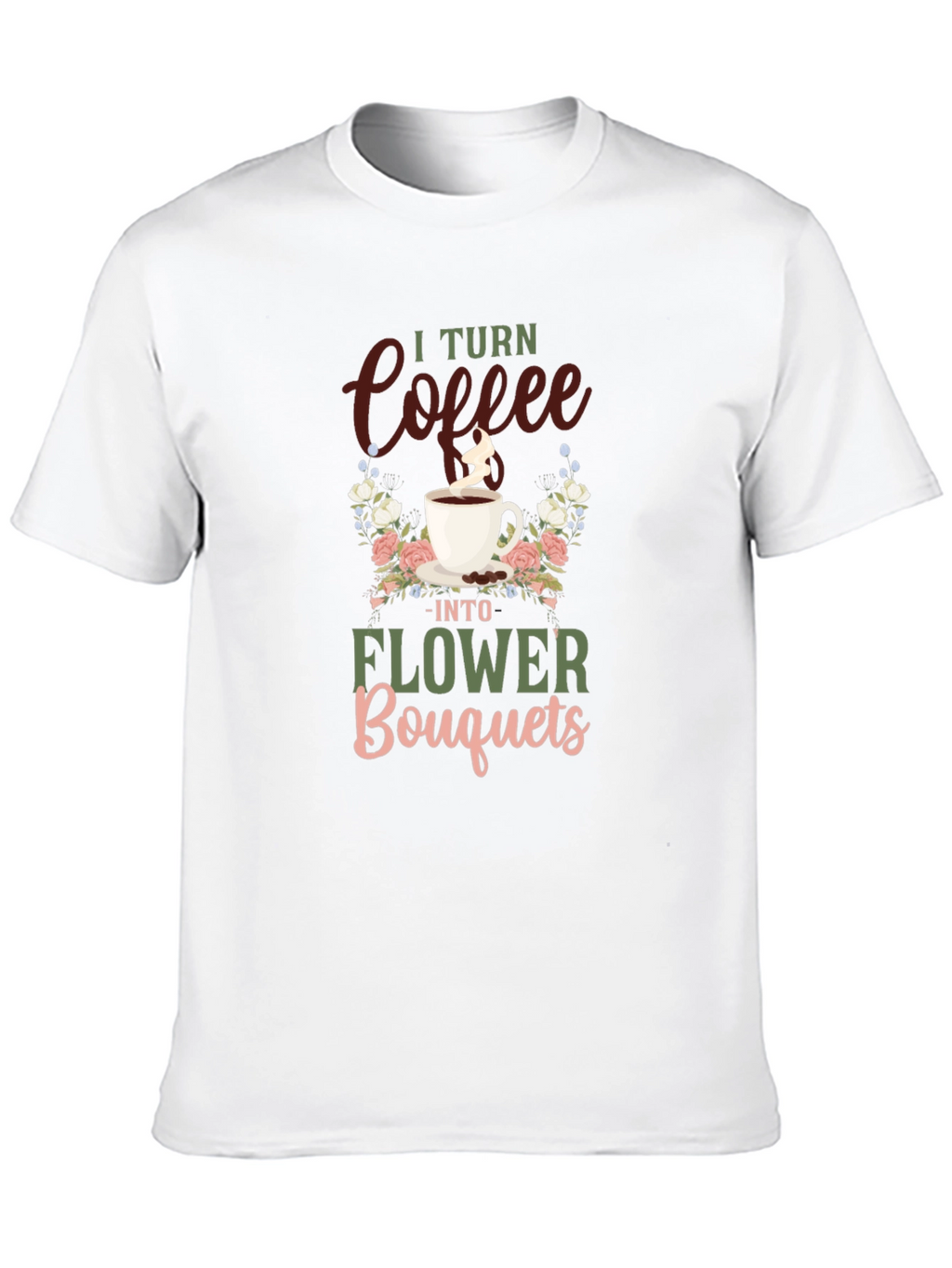 Coffee to Flowers Graphic Tee