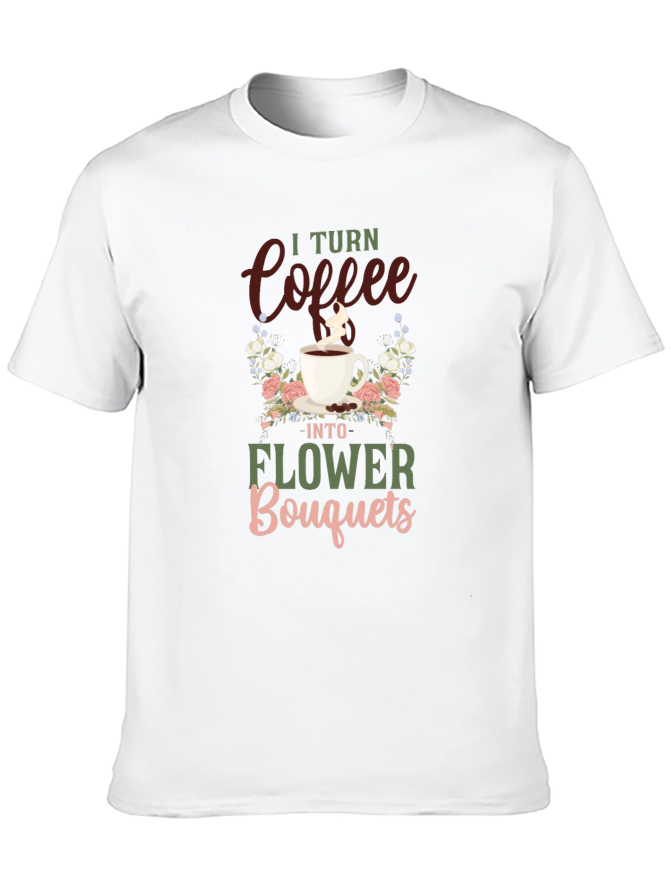 Coffee to Flowers Graphic Tee