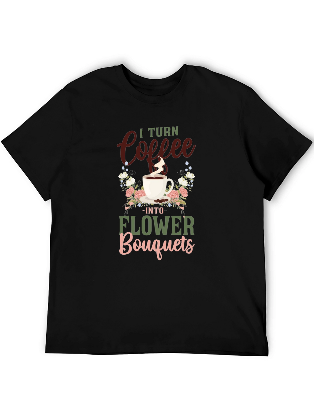 Coffee to Flowers Graphic Tee
