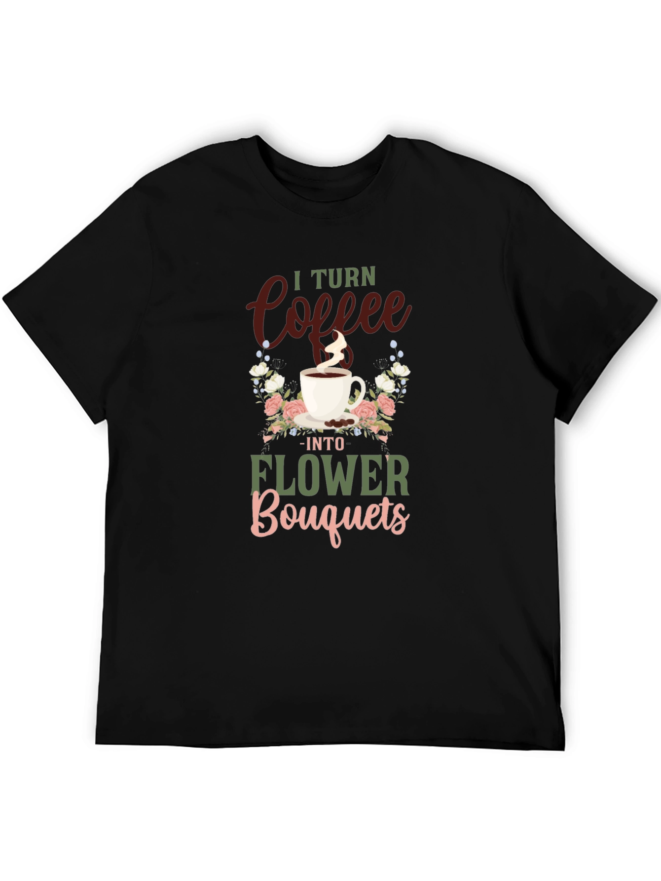 Coffee to Flowers Graphic Tee