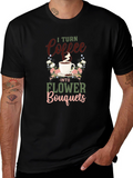 Coffee to Flowers Graphic Tee