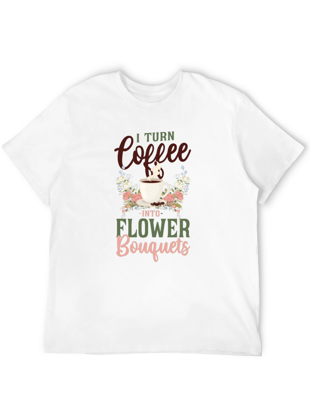 Coffee to Flowers Graphic Tee