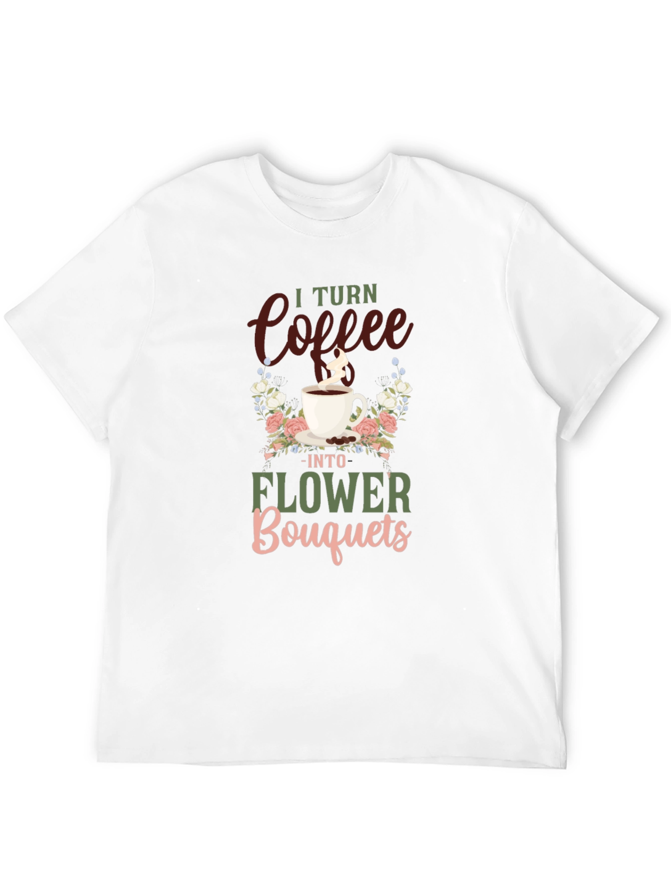 Coffee to Flowers Graphic Tee