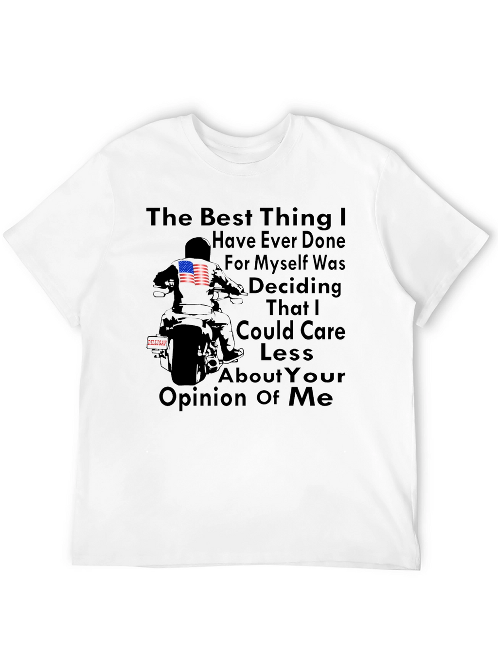 Care Less Motorcycle T-Shirt