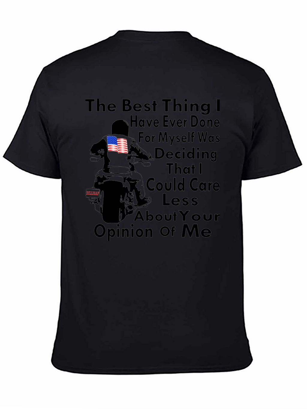 Care Less Motorcycle T-Shirt