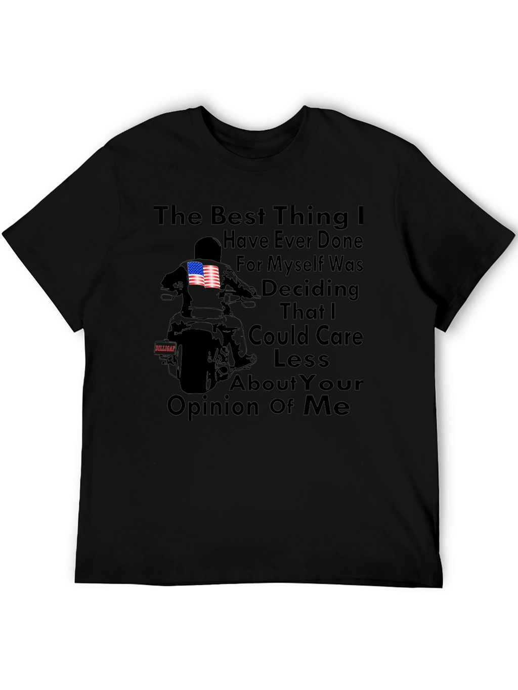 Care Less Motorcycle T-Shirt