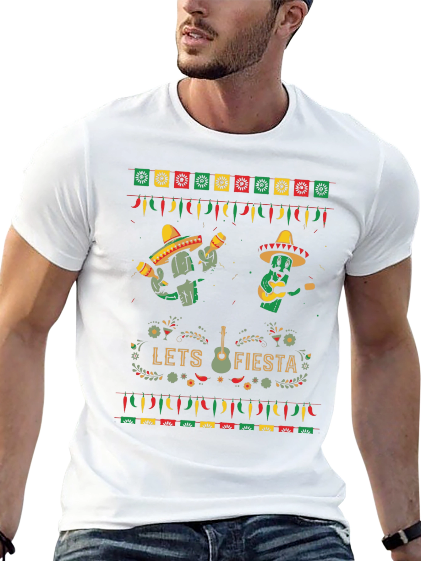 Lets Fiesta Cactus T-Shirt