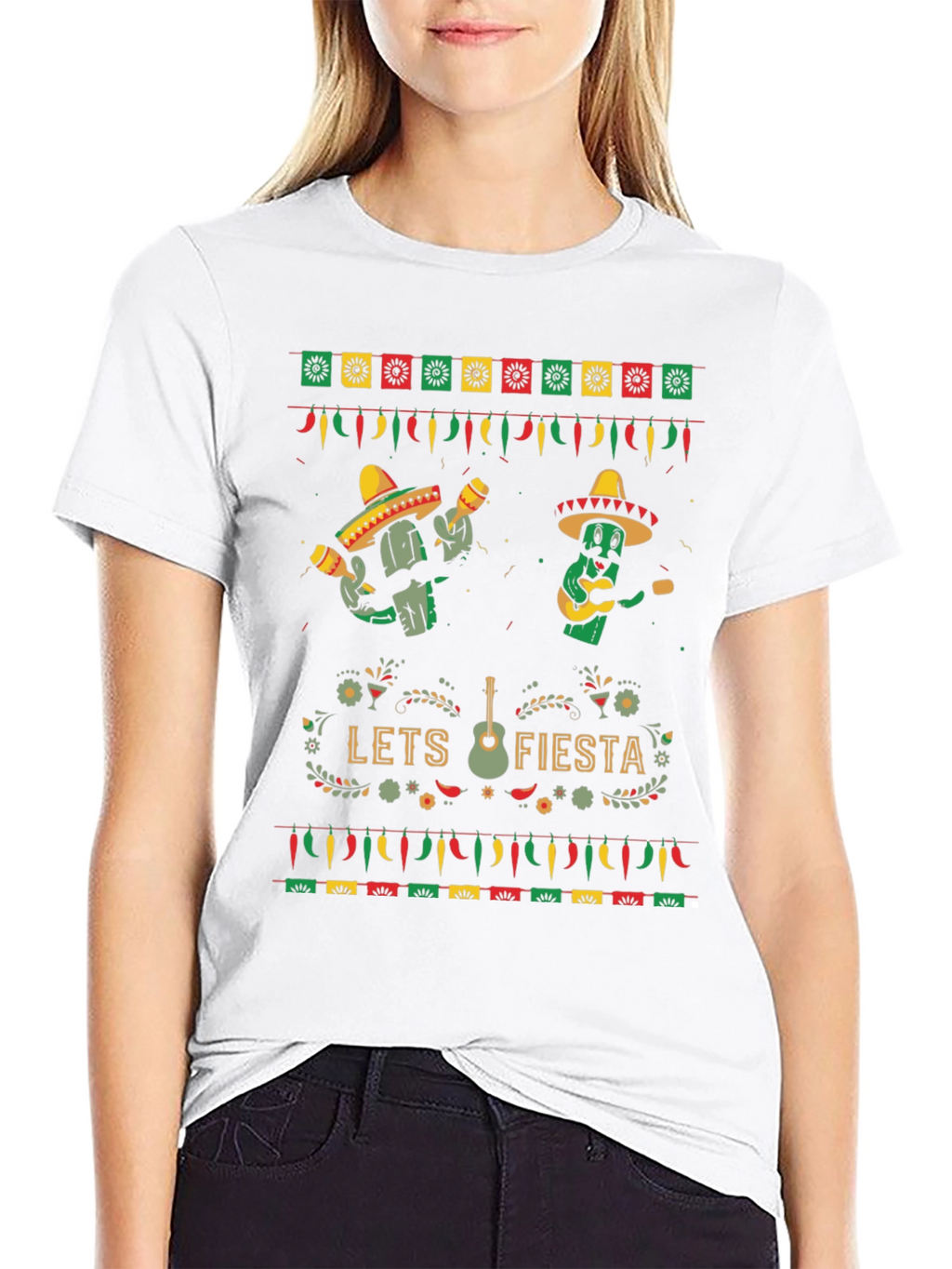 Lets Fiesta Cactus T-Shirt