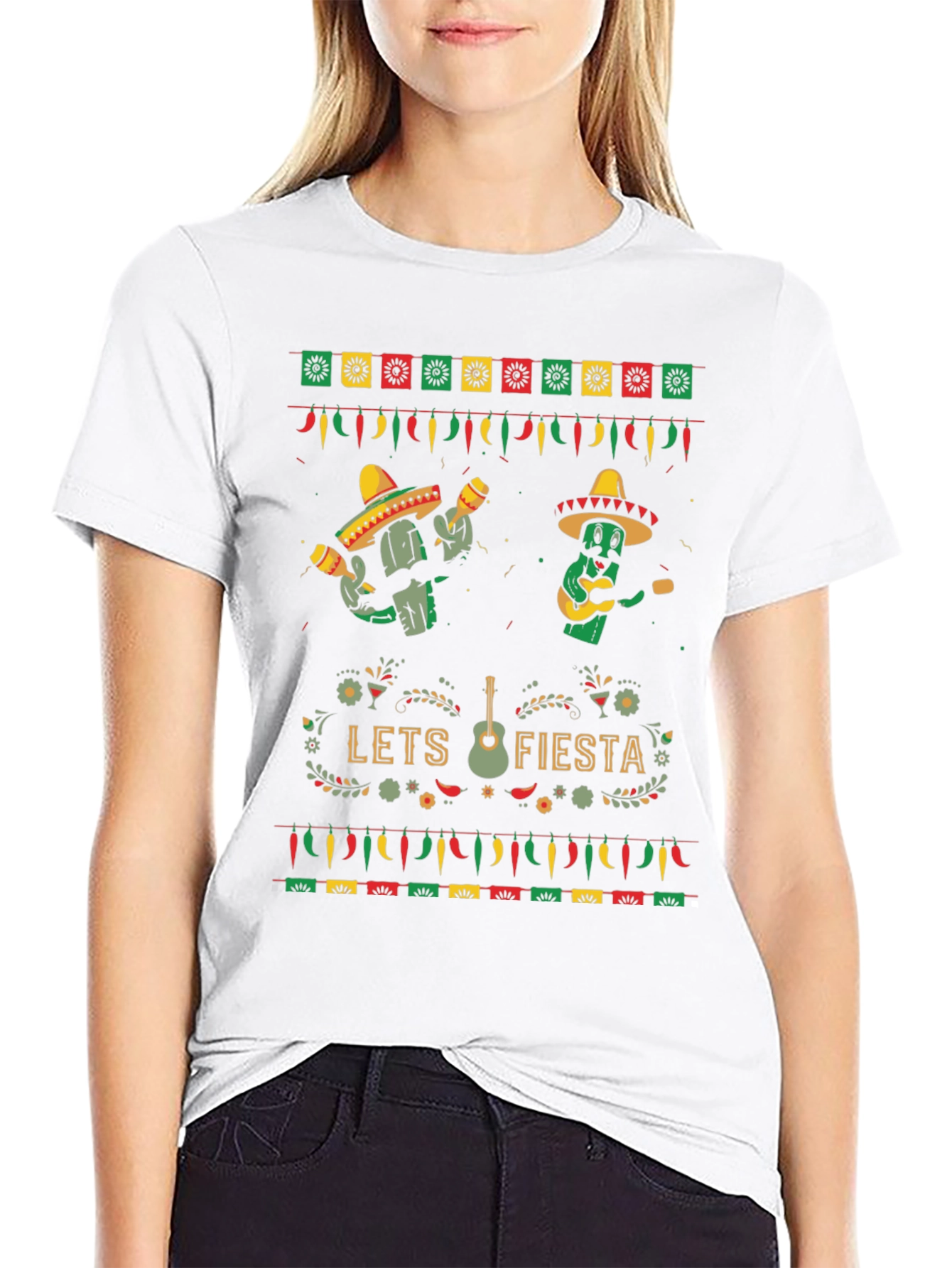 Lets Fiesta Cactus T-Shirt