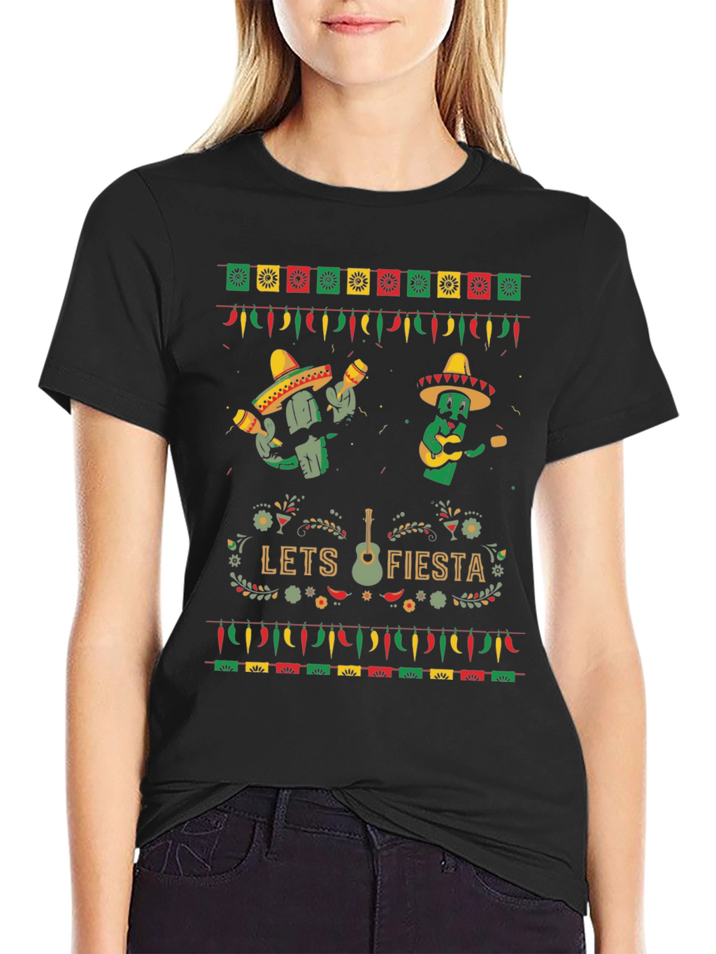 Lets Fiesta Cactus T-Shirt