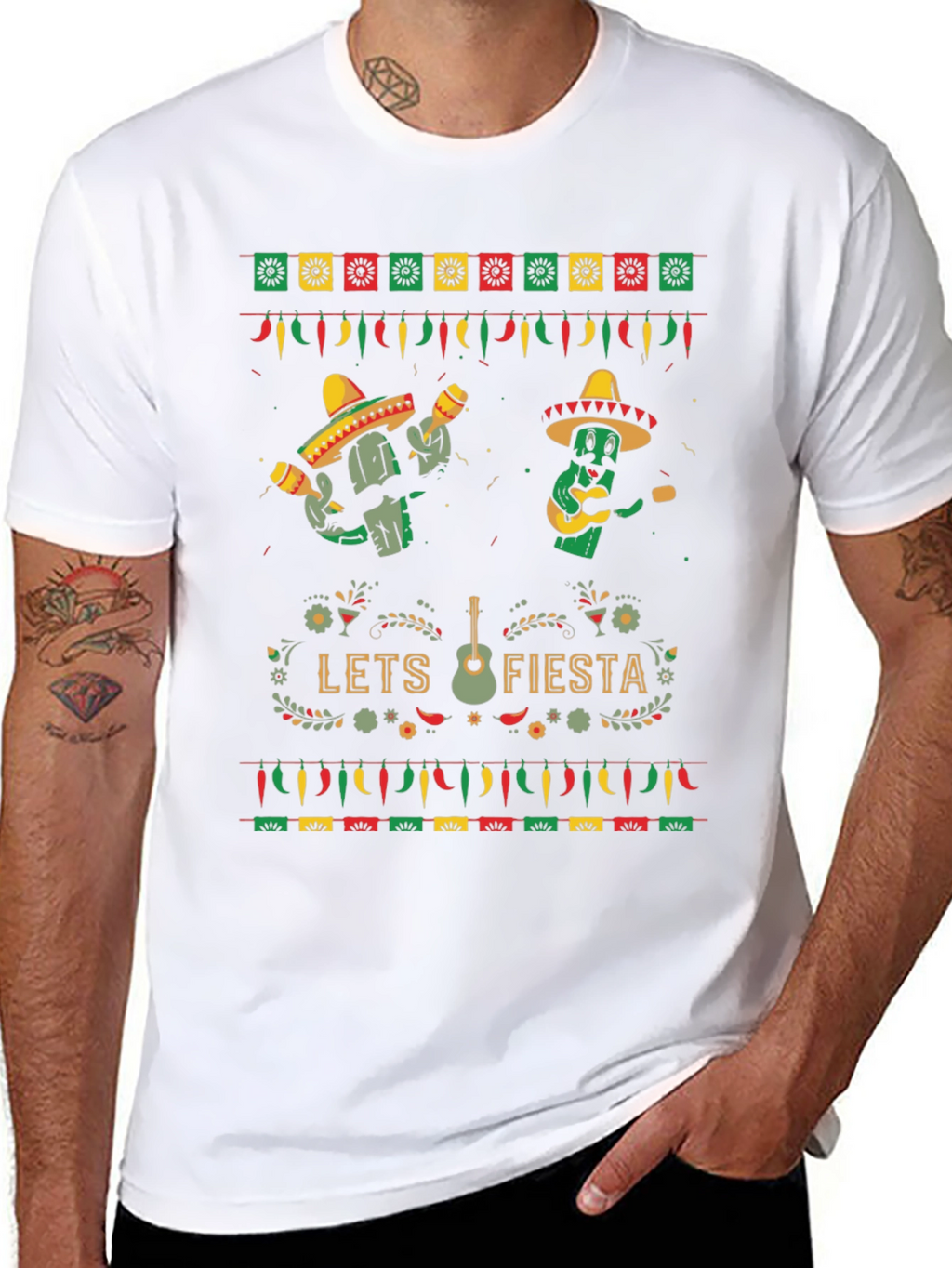 Lets Fiesta Cactus T-Shirt