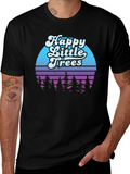 Happy Little Trees Graphic T-Shirt