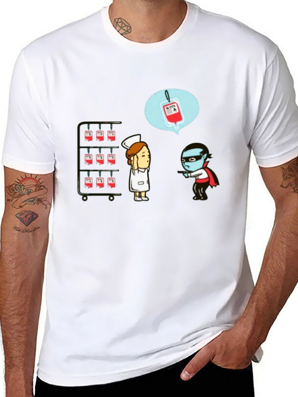 Humorous Vampire Blood Drive T-Shirt