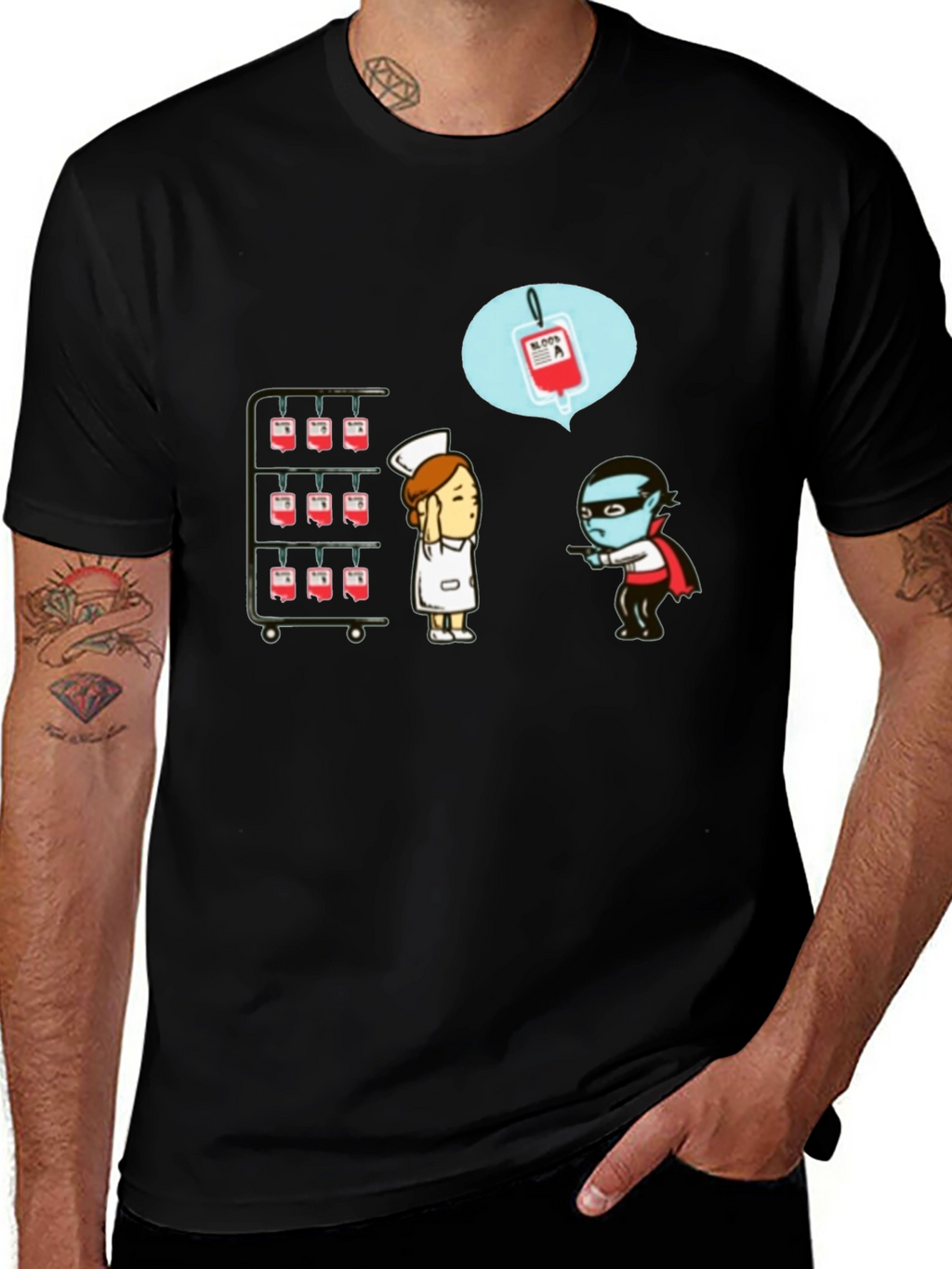 Humorous Vampire Blood Drive T-Shirt