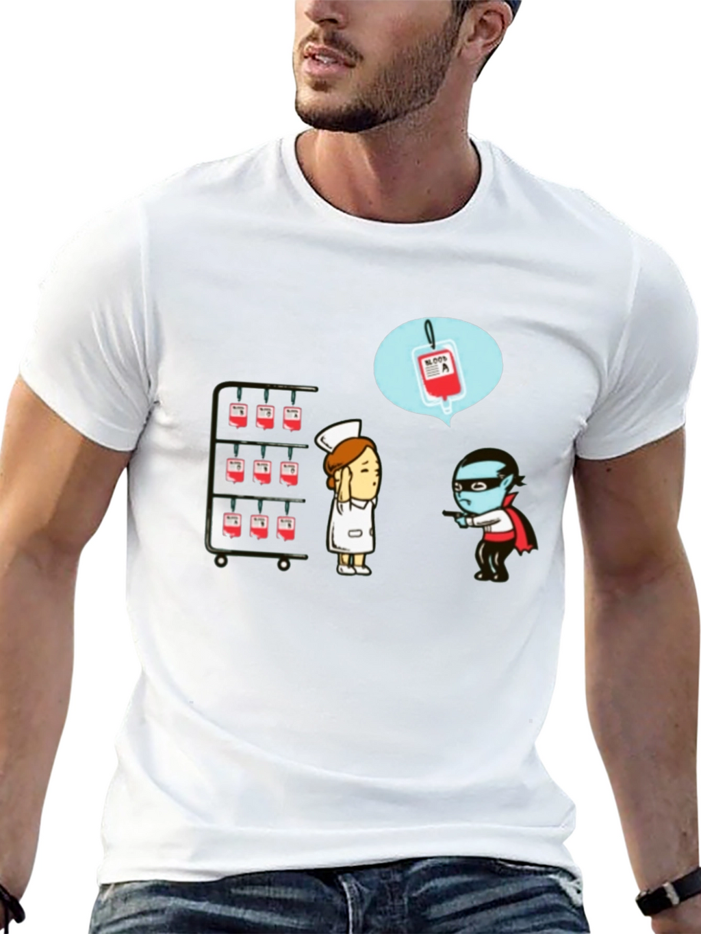 Humorous Vampire Blood Drive T-Shirt
