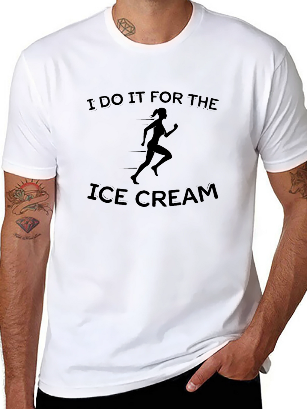 Ice Cream Running T-Shirt