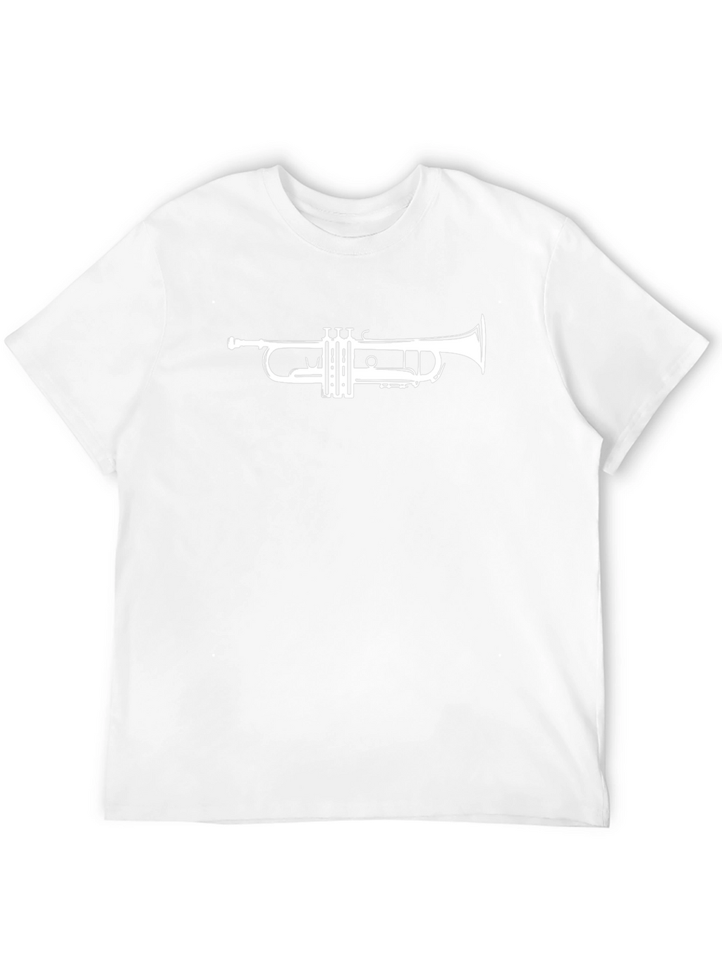 Trumpet Graphic Tee - Black Cotton T-Shirt