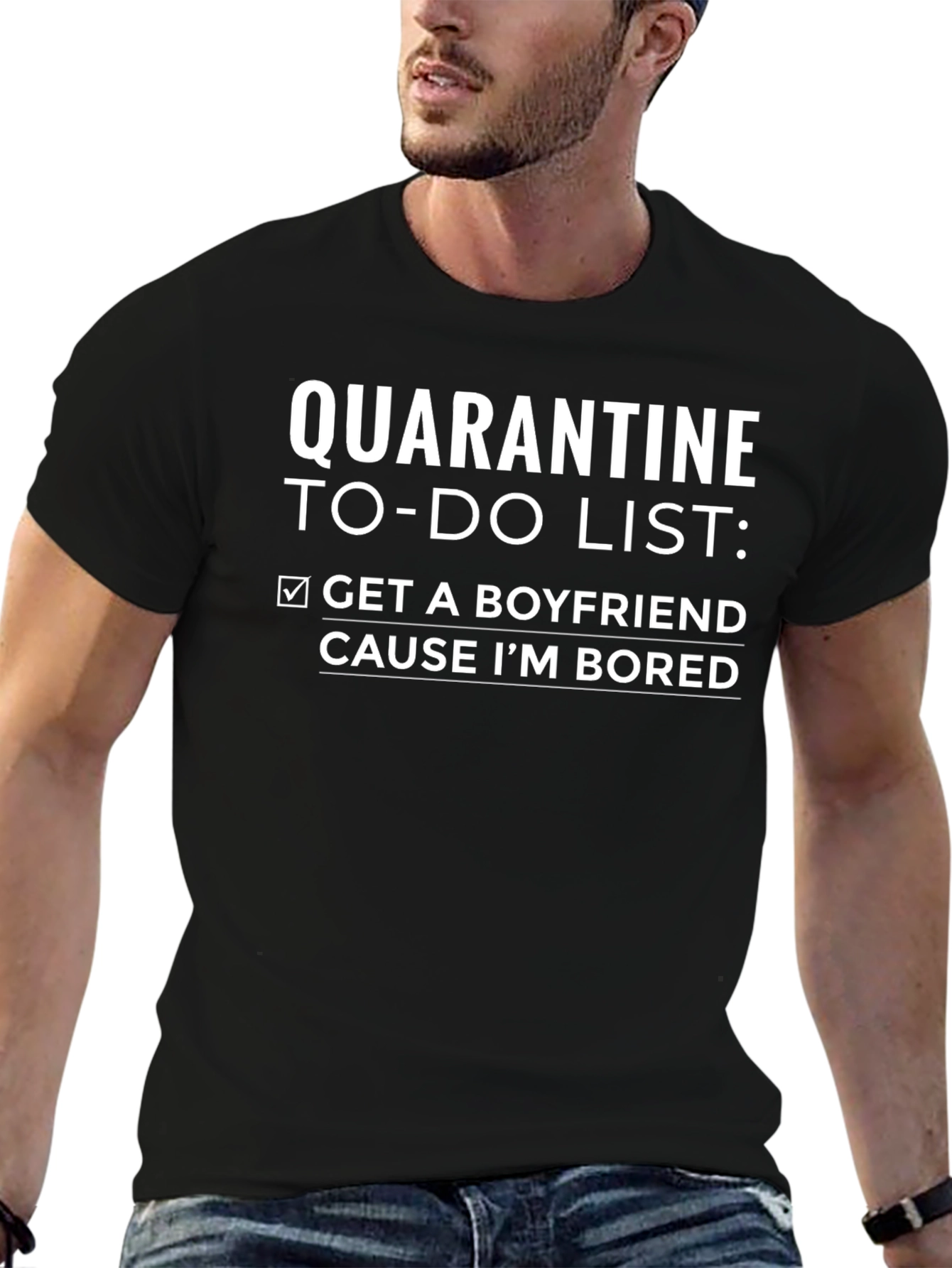 Quarantine To-Do List Graphic Tee