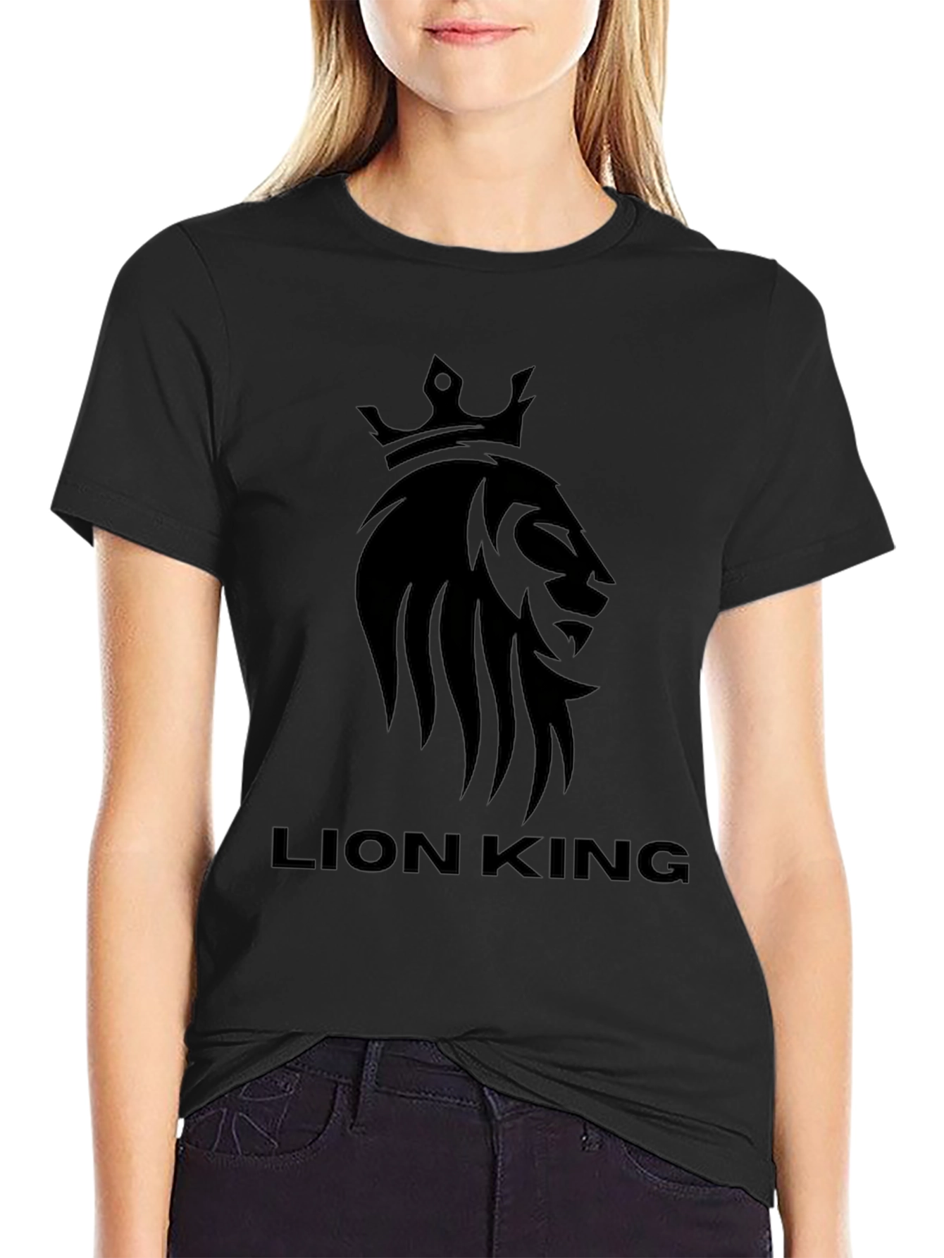 Lion King Graphic Tee - Black
