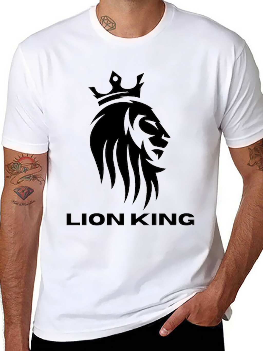 Lion King Graphic Tee - Black