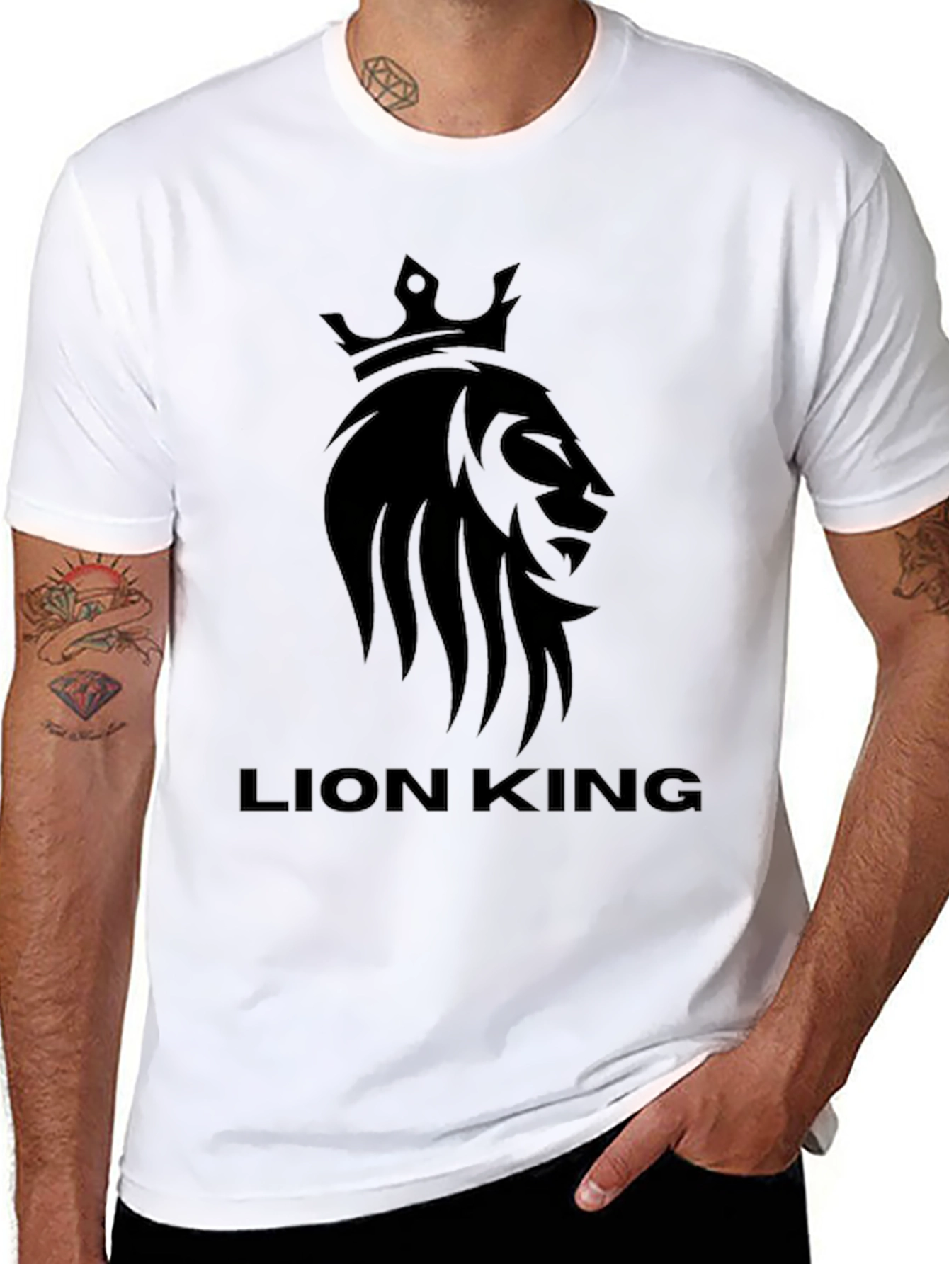 Lion King Graphic Tee - Black