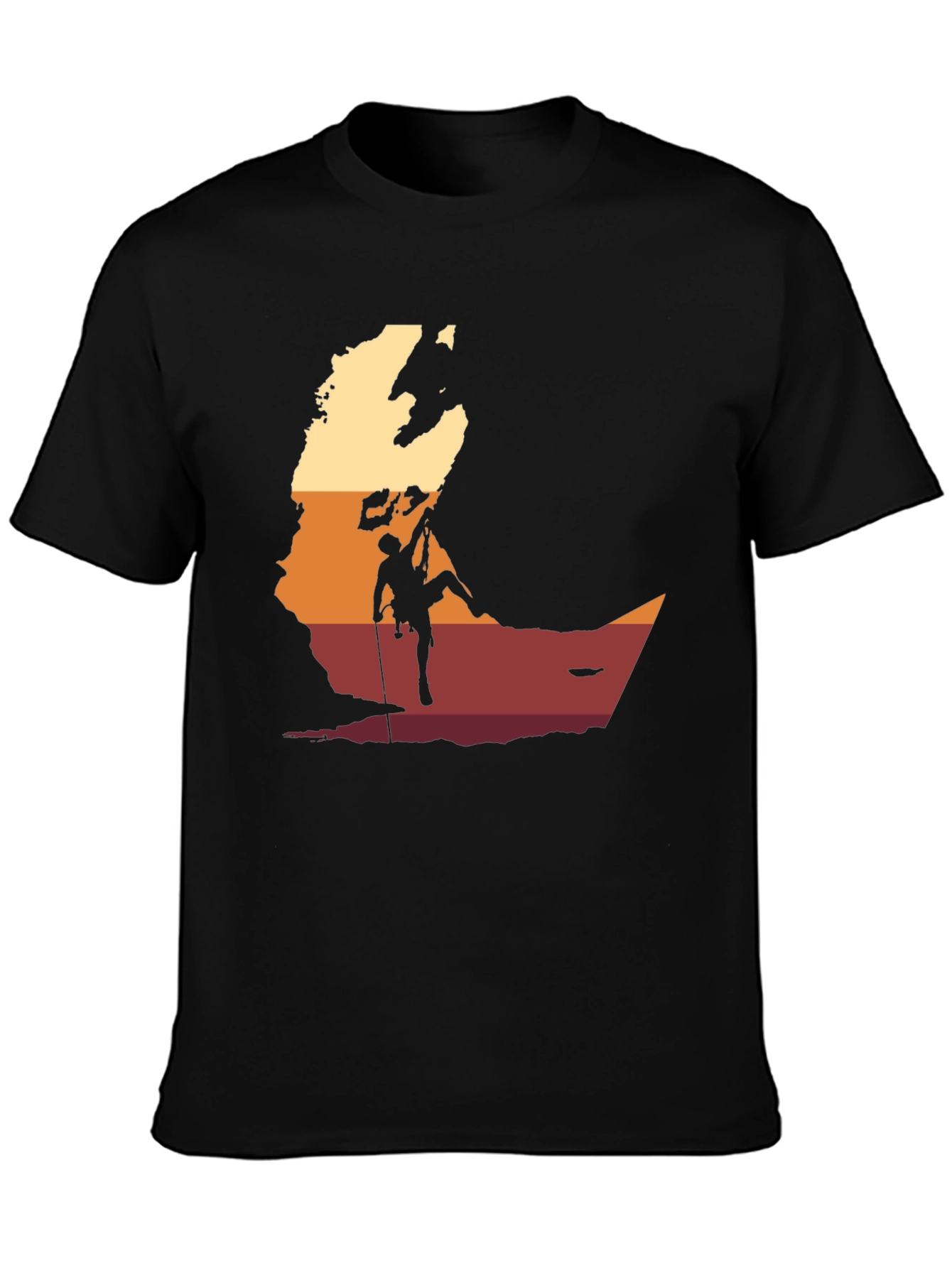 Rock Climbing Silhouette T-Shirt - Adventure Ready!