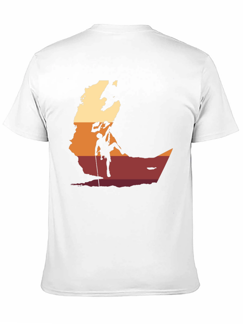 Rock Climbing Silhouette T-Shirt - Adventure Ready!