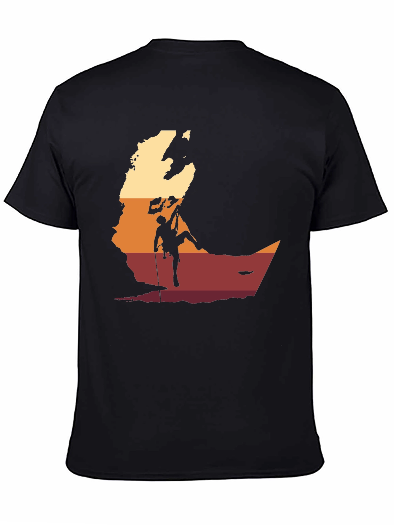 Rock Climbing Silhouette T-Shirt - Adventure Ready!