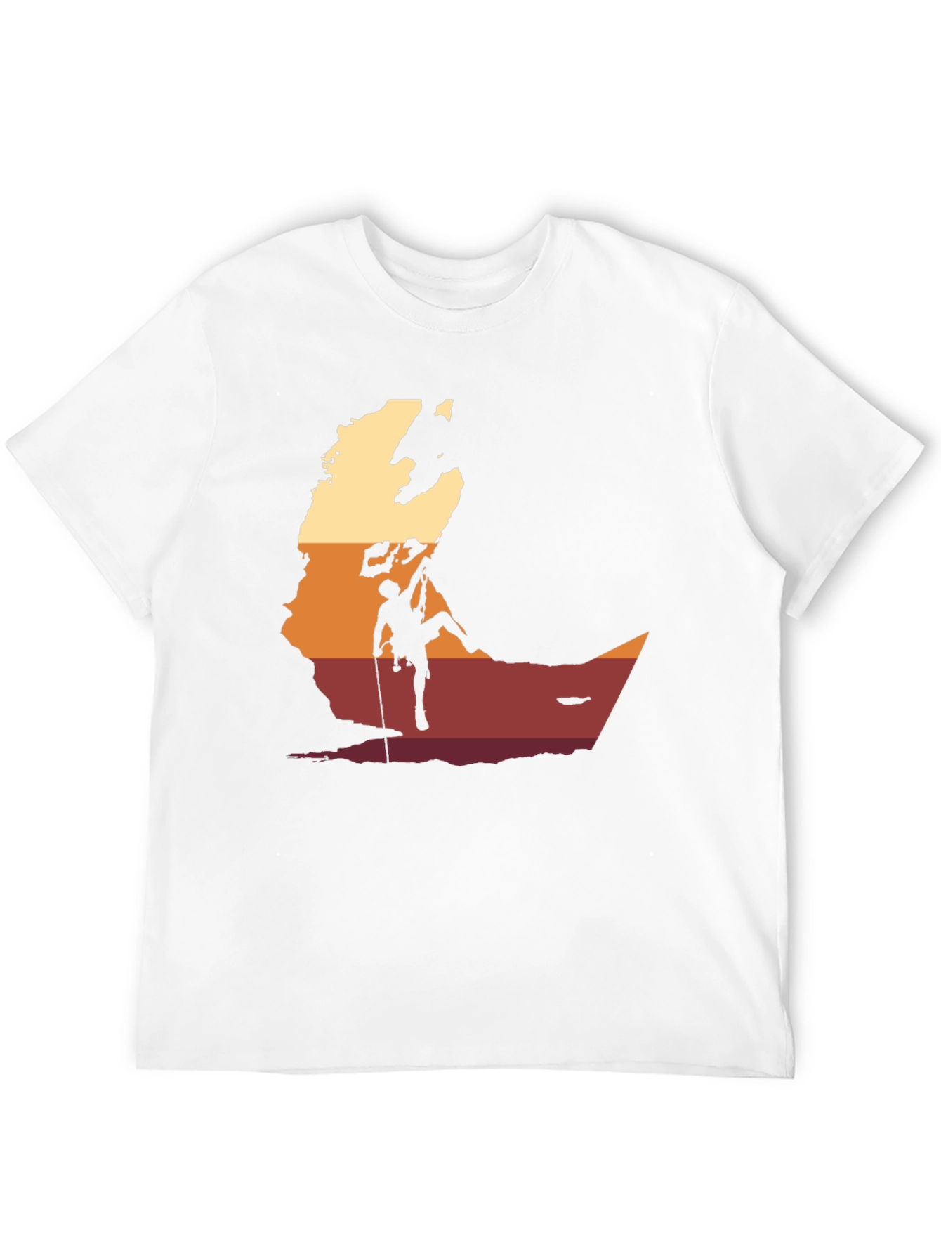 Rock Climbing Silhouette T-Shirt - Adventure Ready!