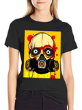 Skull Gas Mask Graphic Tee - Bold Streetwear Style