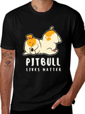 Pitbull Lives Matter Graphic T-Shirt