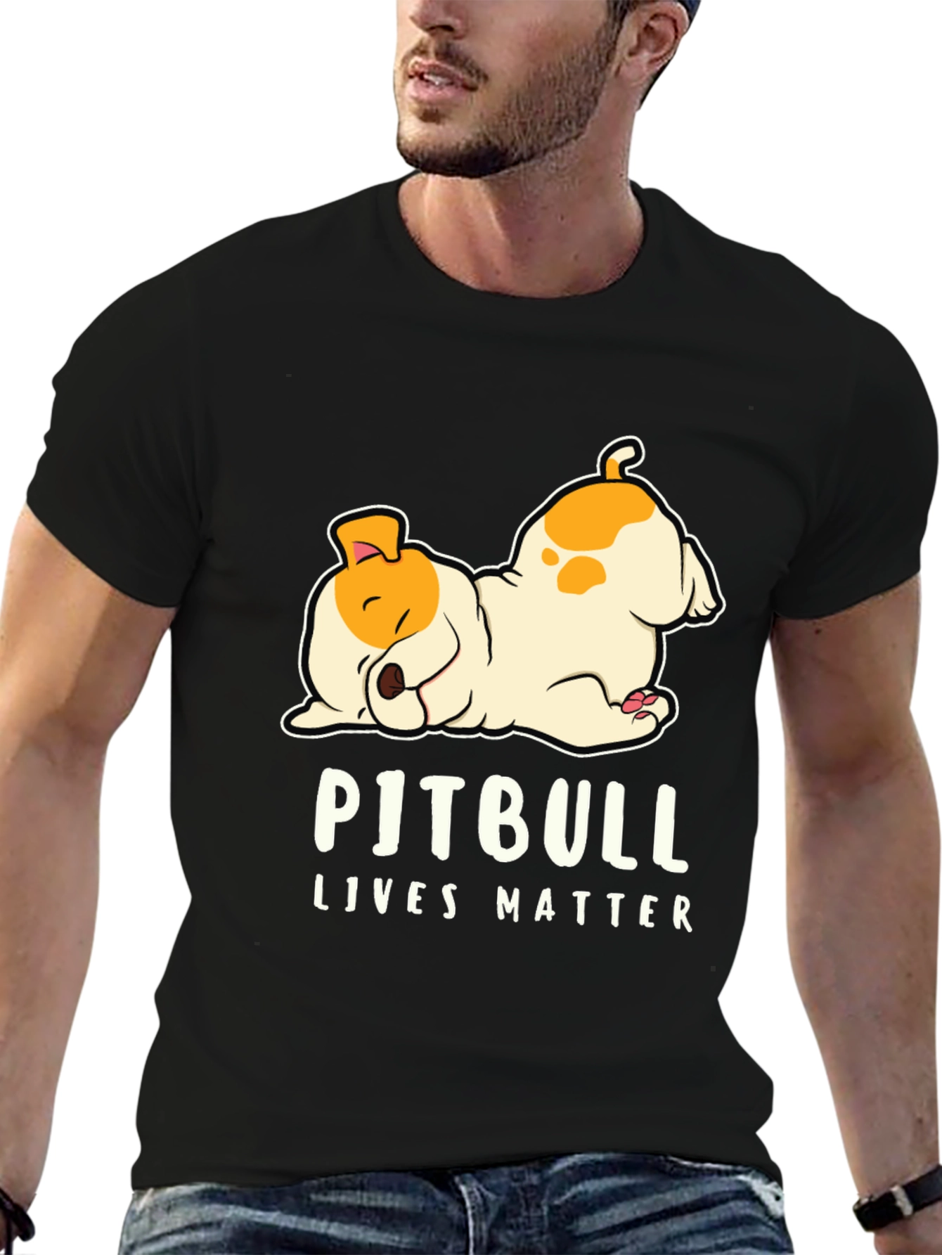 Pitbull Lives Matter Graphic T-Shirt