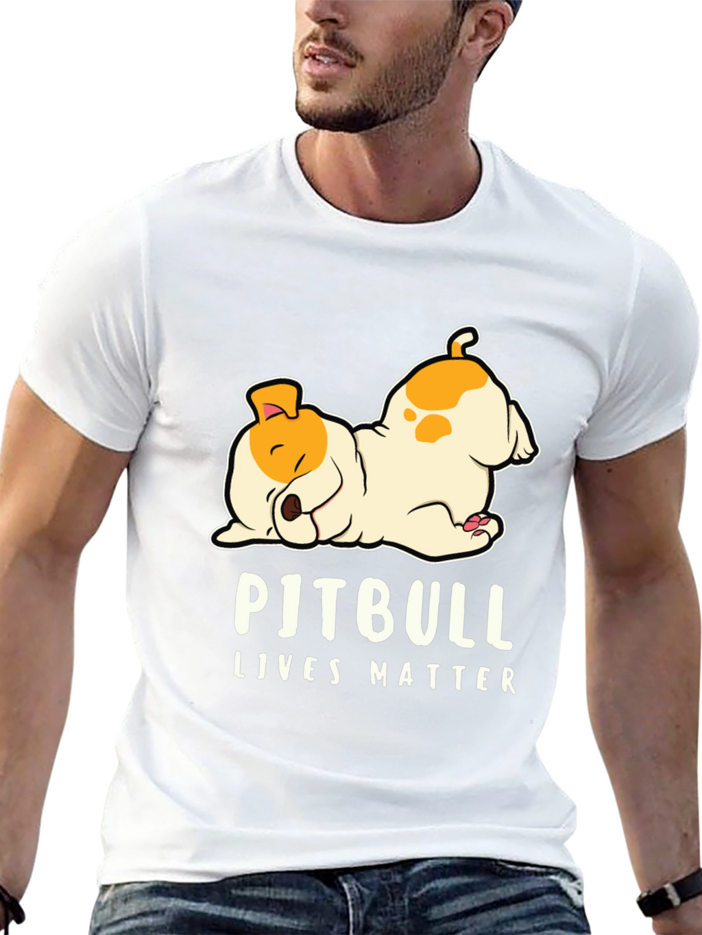 Pitbull Lives Matter Graphic T-Shirt