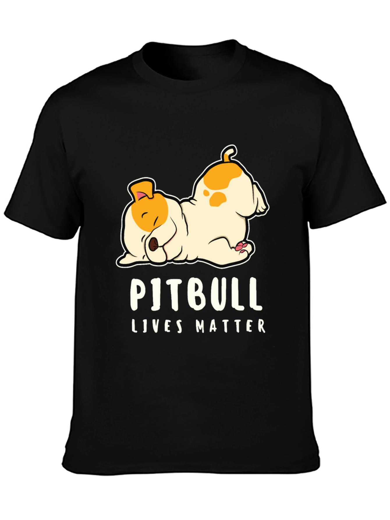 Pitbull Lives Matter Graphic T-Shirt